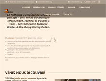 Tablet Screenshot of lafab.org